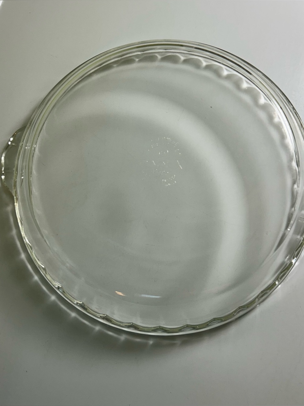 Vintage Lot of 3 PYREX Pie Plate Dish 209 229 Clear Glass Fluted Handles USA